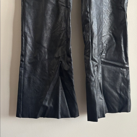 Commando • Black Faux Leather bootleg pants - Picture 3 of 5